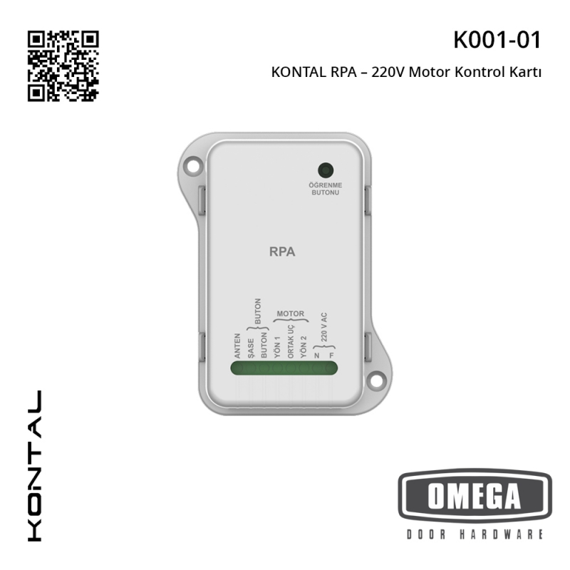 KONTAL RPA – 220V Motor Kontrol Kartı