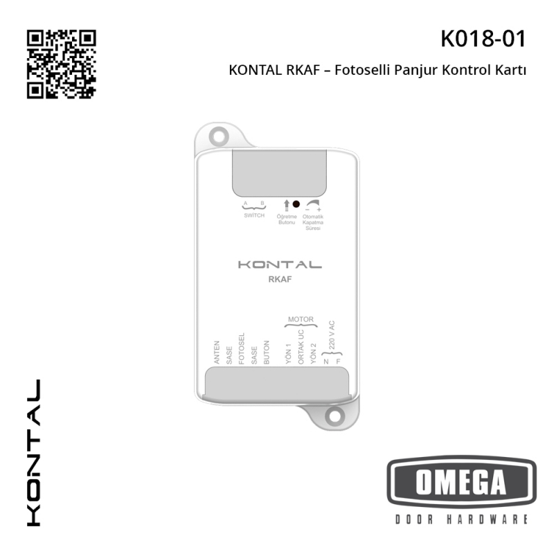 KONTAL RKAF – Fotoselli Panjur Kontrol Kartı