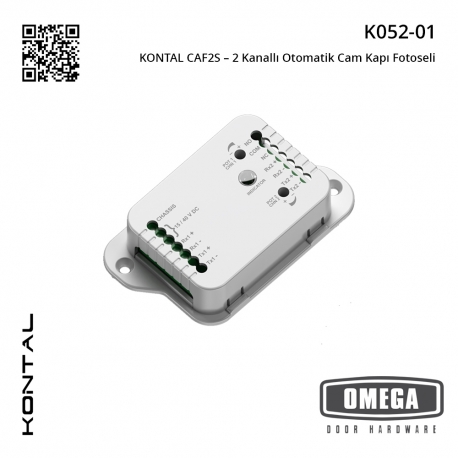 KONTAL CAF2S – 2 Kanallı Otomatik Cam Kapı Fotoseli