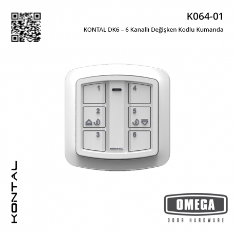 KONTAL DK6 – 6 Kanallı Değişken Kodlu Kumanda