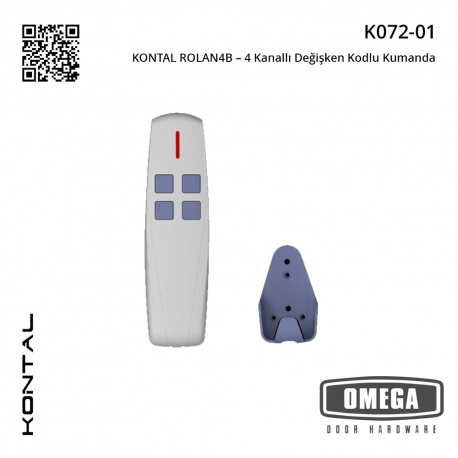 KONTAL ROLAN4B – 4 Kanallı Değişken Kodlu Kumanda