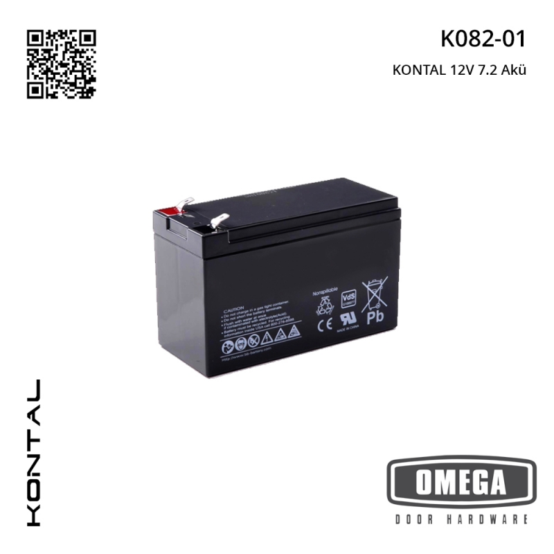 KONTAL 12V 7.2 Akü