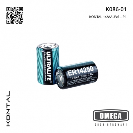 KONTAL 1/2AA 3V6 – Pil