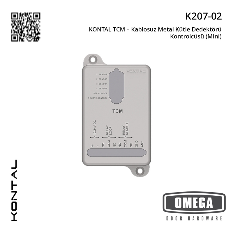 KONTAL TCM – Kablosuz Metal Kütle Dedektörü Kontrolcüsü (Mini)